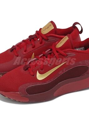 NEW OPEN BOX Nike IsoFly KC GS Gym Red Metallic Gold Kids Youth Women Basketball